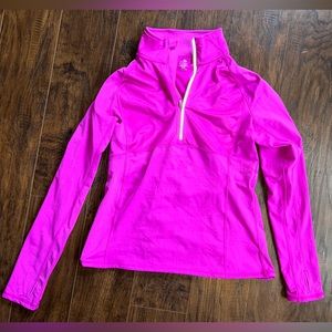 Champion cold gear half zip. High neck, thumb holes. Lightly worn